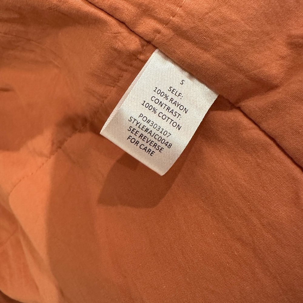 Orange jacket